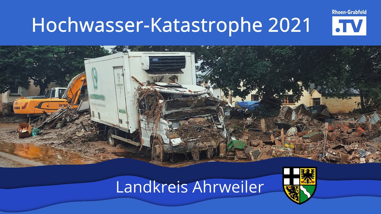 Hochwasser-Katastrophe im Landkreis Ahrweiler 2021 | die Grabfelder Helfer vor Ort