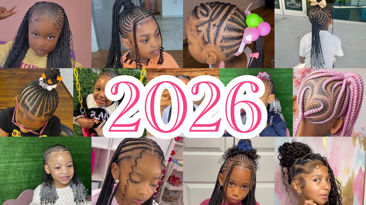 ‼️2026 New & Latest Fancy Braids Hairstyles For Little Girls🔥Mist Trending Kids Hairstyles 