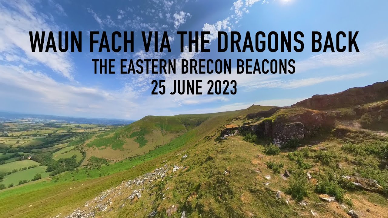 Waun Fach via Dragons Back circular walk, Black Mountains, Eastern Brecon Beacons