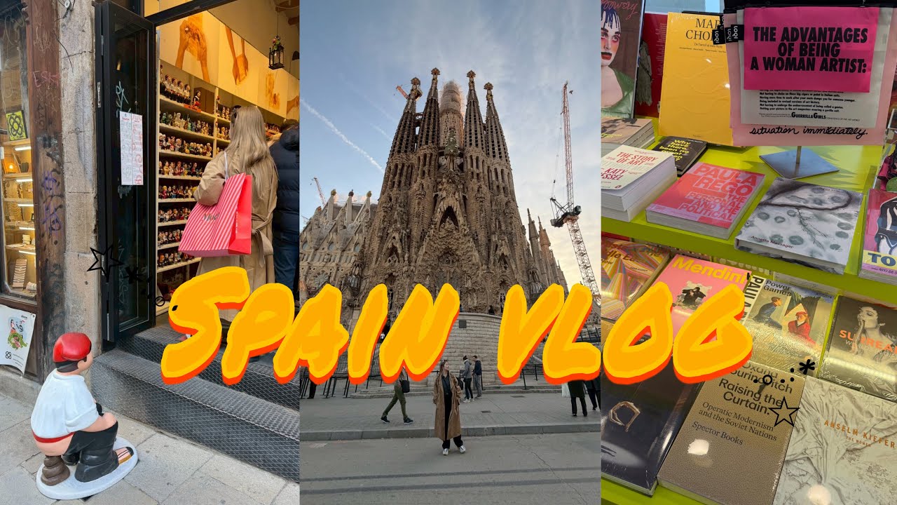 【スペインVLOG🇪🇸】ガウディ🏰とアート🎨と美食🥘の旅｜バルセロナ　前編