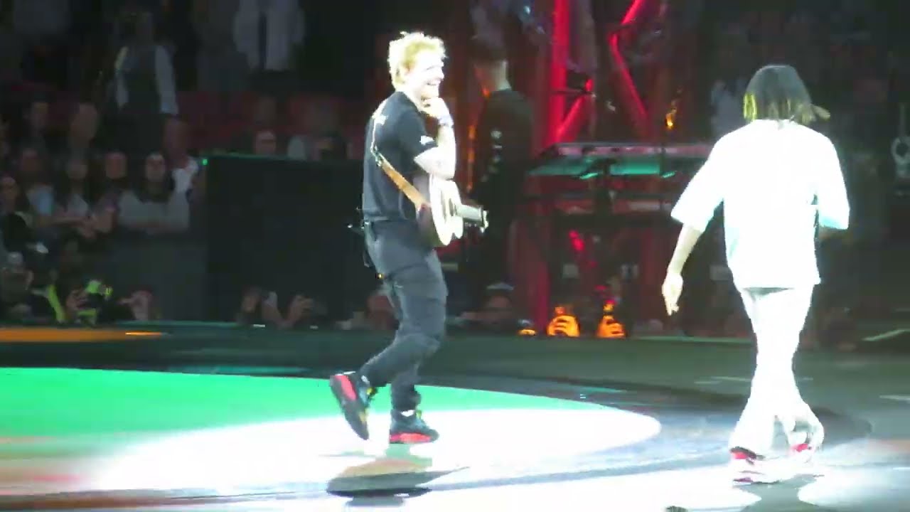 Ed Sheeran with Fireboy DML Peru Live Wembley Stadium 29/06/2022