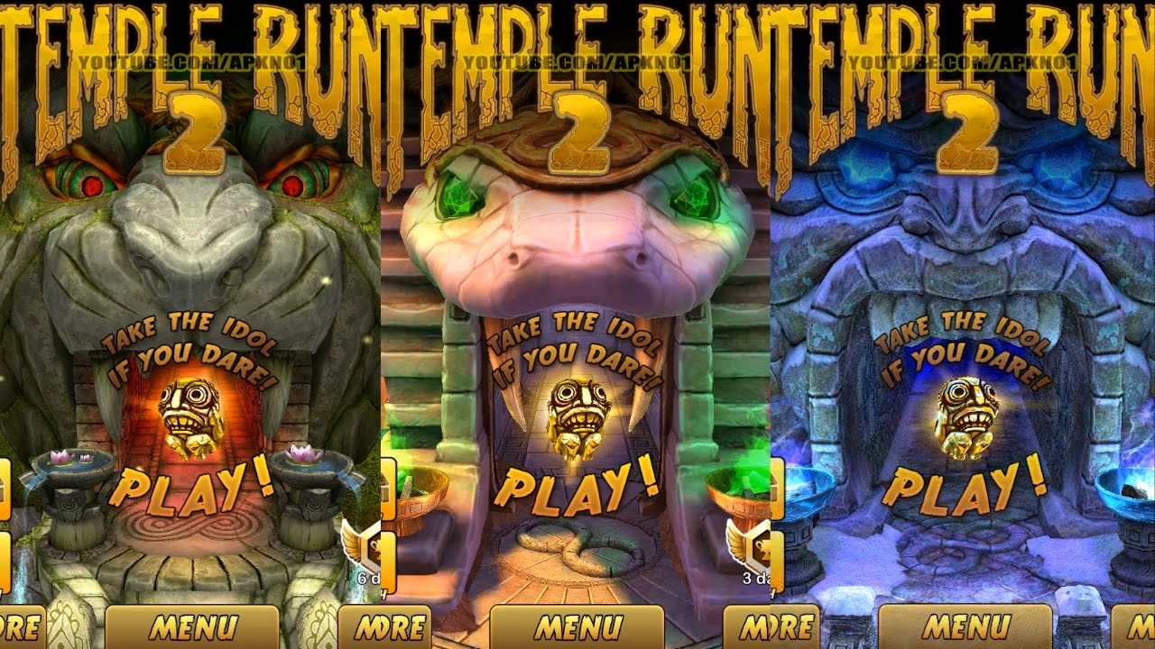 Temple Run 2 Lost Jungle VS Blazing Sands VS Frozen Shadows Ep 1