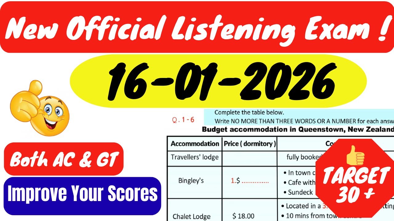 IELTS LISTENING TEST 2026 | IELTS LISTENING PRACTICE TEST WITH ANSWERS 2026