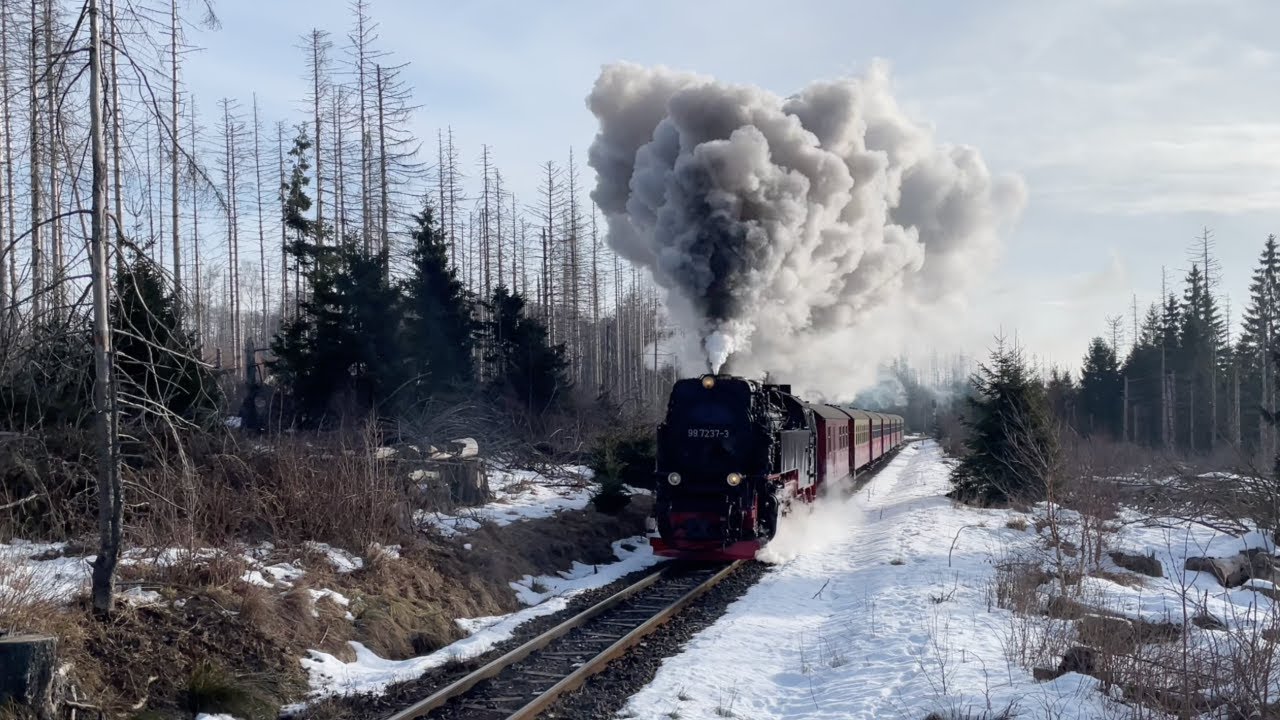 Unterwegs im gefrorenen Harz Mitte Januar