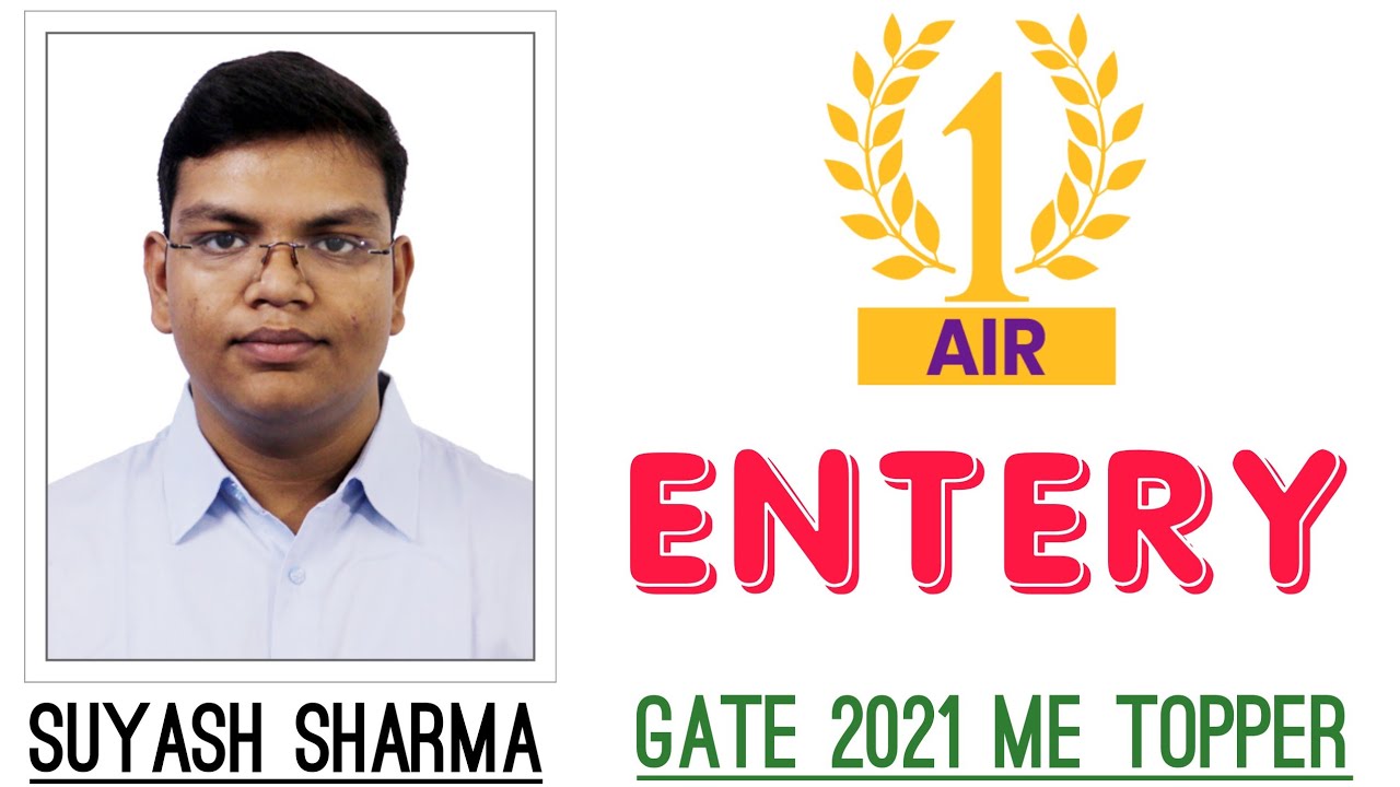 GATE 2021 Mechanical Topper || Suyash Sharma Air-1 grand entry.@EngineeringDecode