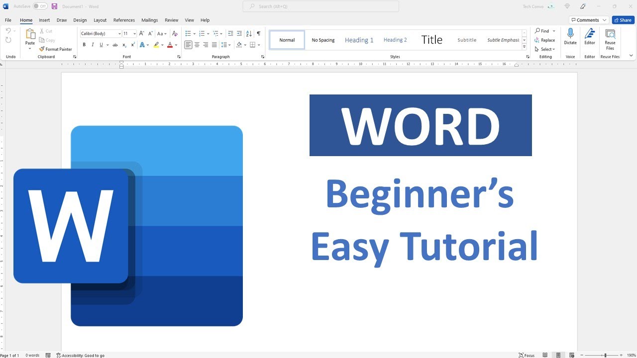 Microsoft WORD Basics Tutorial