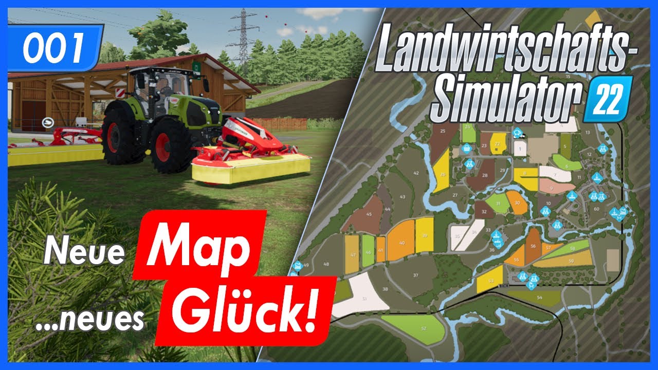 LS22 | 001 | The Old Stream Farm - Neue Map, neues Glück! | Let's Play | Gameplay