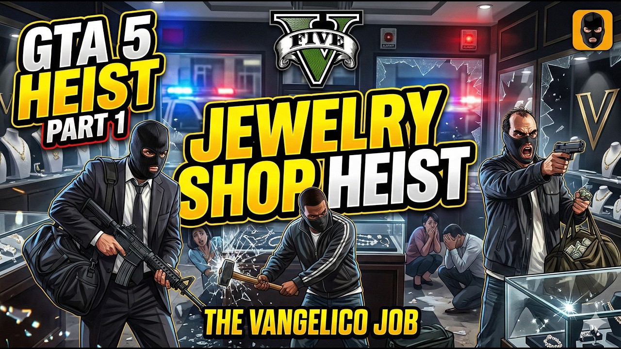 Planning the Ultimate Robbery | GTA 5: JEWELRY SHOP HEIST (PART 1)   |GTA 5 Heist Gameplay |