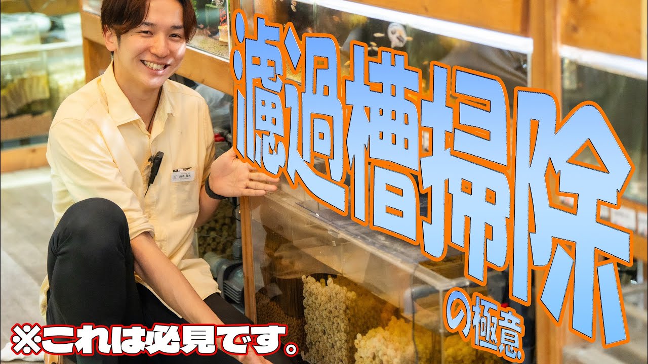 【極意シリーズ】濾過槽&各種フィルターメンテナンスの極意
