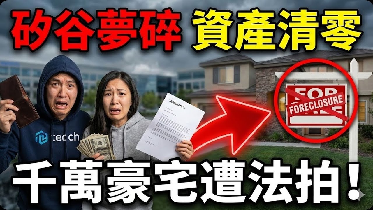 2026年矽谷雙碼農家庭面臨「資產清零」，失業後必須立刻砍掉的 5 筆開支，否則房子將被銀行收回！#矽谷 #雙碼農 #資產清零 #失業 #砍掉開支  #2026經濟危機