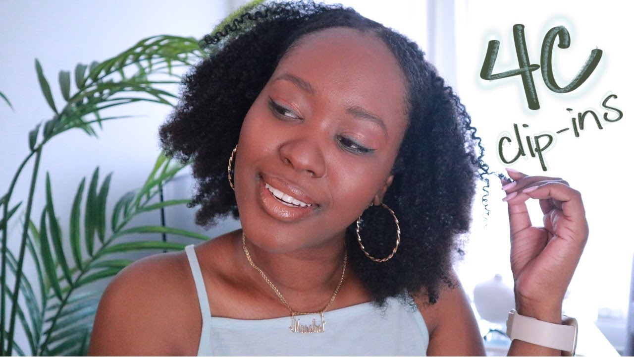 Installing Outre Big Beautiful Hair Human Hair Blend Clip In 4C Corkscrew Afro | MJ's Way