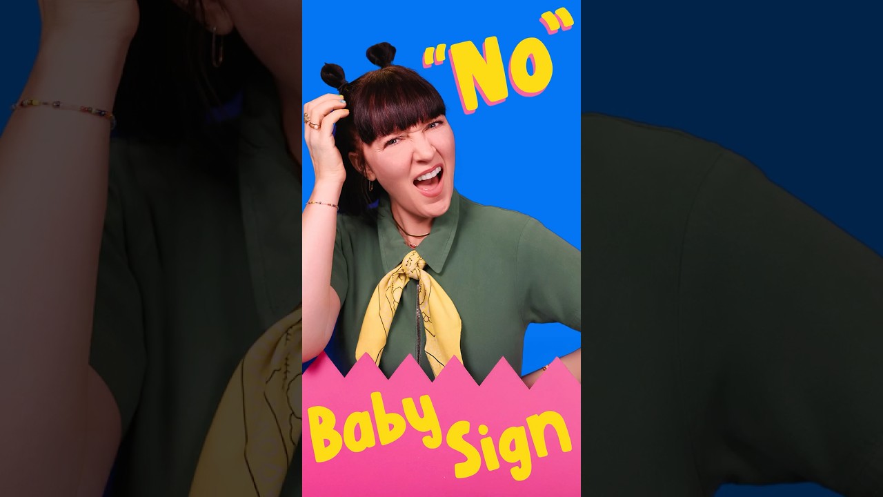 Teach Your Baby NO in Sign Language | Babies & Toddlers | Child Development Learning Video