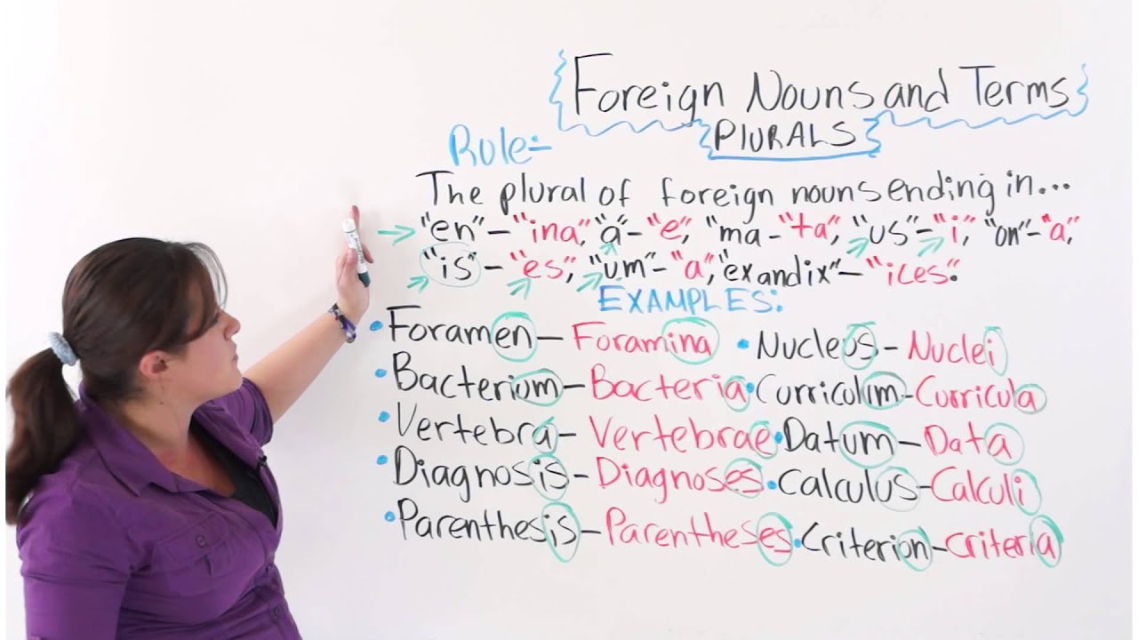 ESL Lesson: Making Foreign Nouns And Foreign Terms Plural