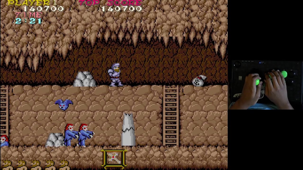 Ghosts 'n Goblins/魔界村 Arcade 2nd Loop 1CC in 8:00 (Japan Rev. A)
