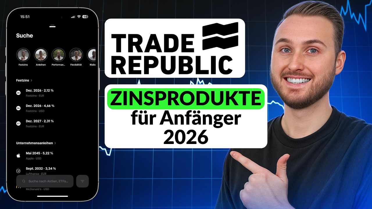 Trade Republic Zinsprodukte | Warum die meisten Anf&auml;nger falsch investieren