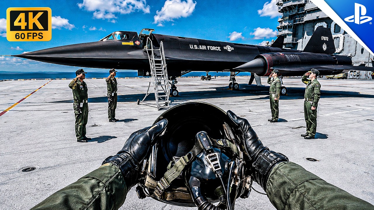 Breaching Russian Airspace in an SR-71 Blackbird - Call of Duty Black Ops (Immersive Snow Stealth)
