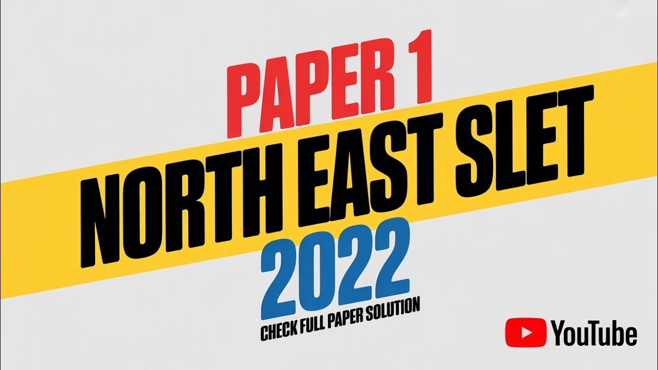 NE SLET PAPER 1 2022