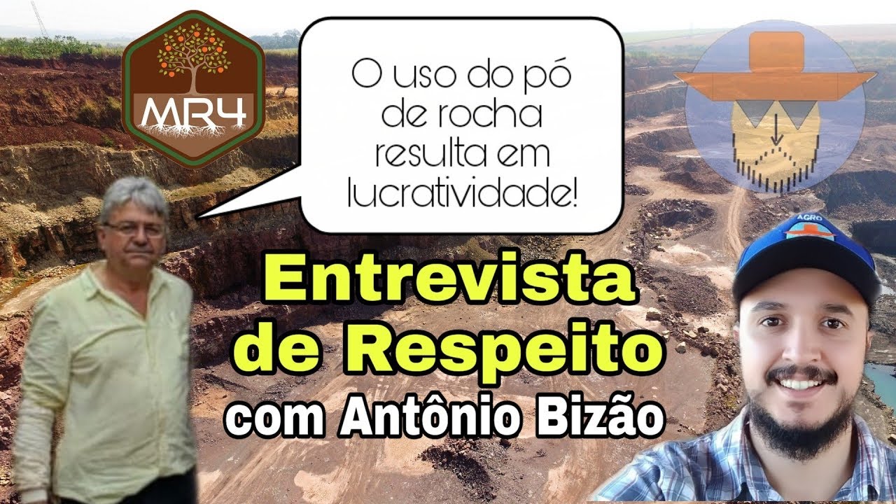 Pó de Rocha na Agricultura, Conceitos e Novidades - MR4 - Entrevista com Antônio Bizão