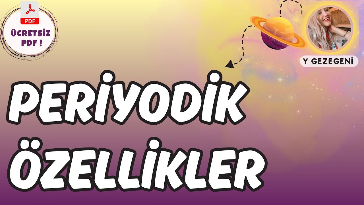 🌟 PERİYODİK ÖZELLİKLER - 2025 TYT KİMYA KAMPI  #2025tayfa