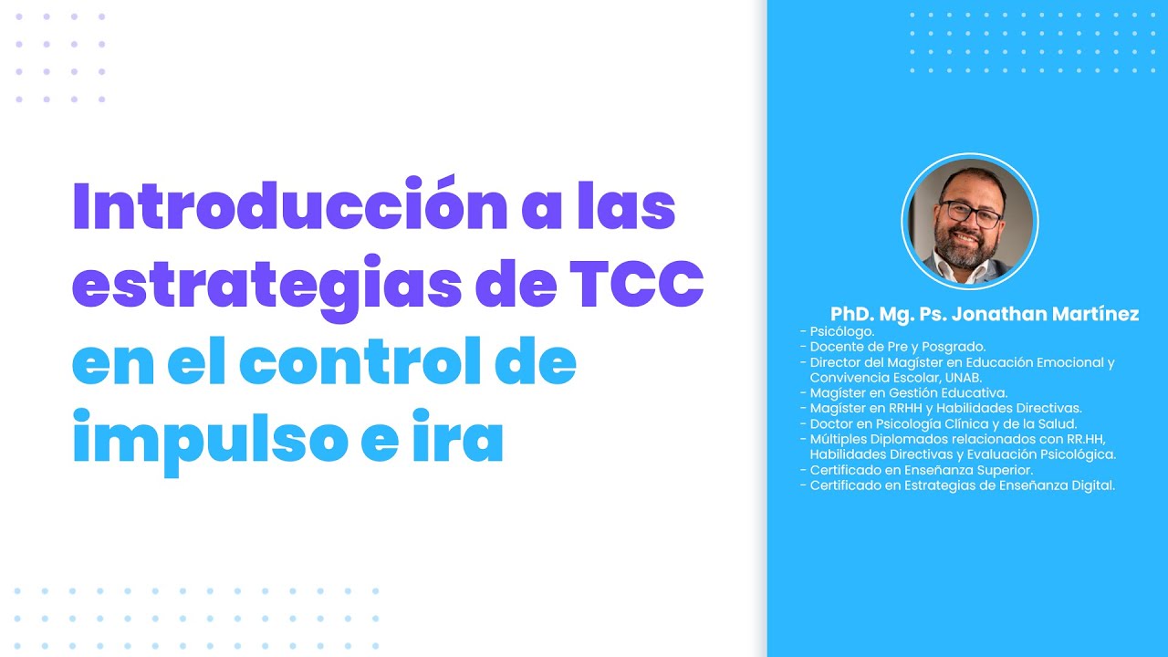 Introducción a las estrategias de TCC en el control de impulso e ira