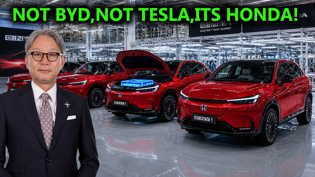 Компания Honda только что выпустила невероятный новый электромобиль, который оставил BYD, Tesla и...
