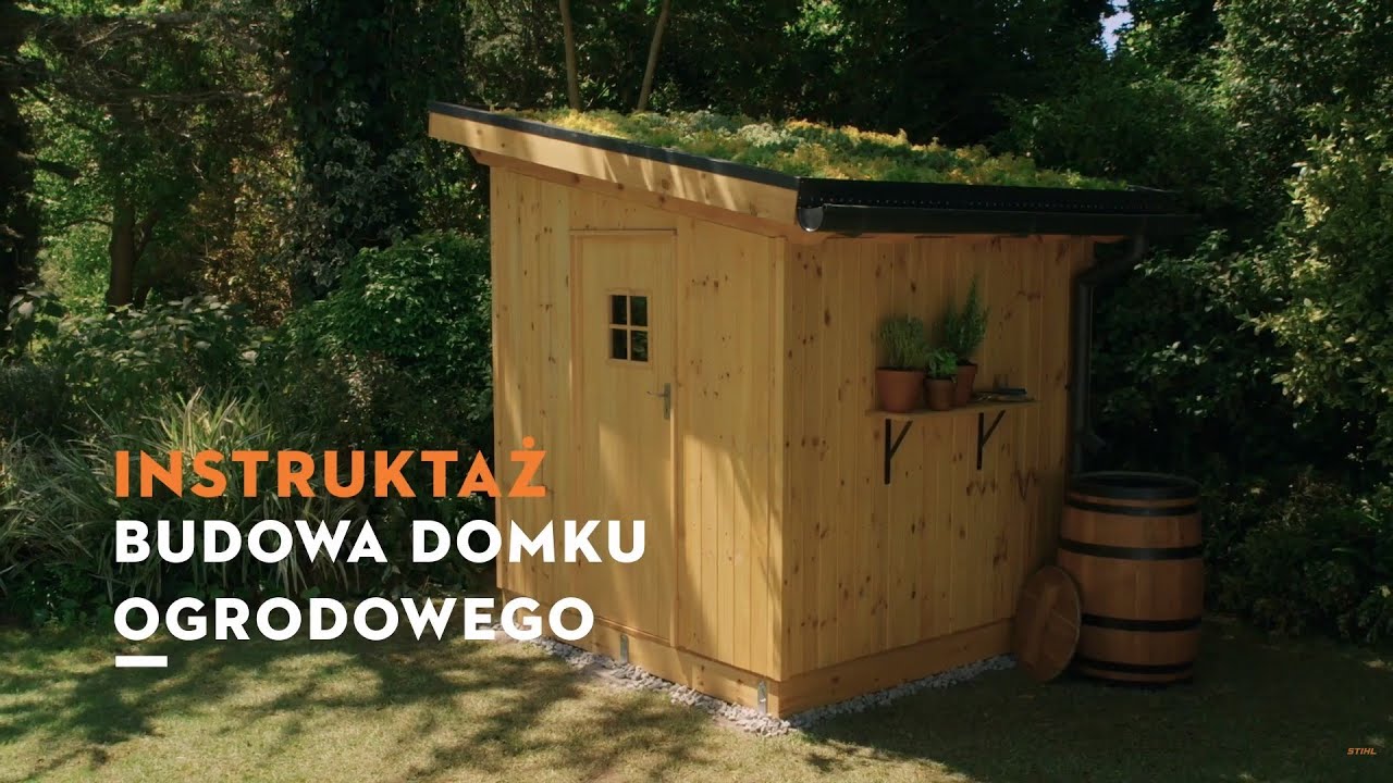 ZRÓB TO SAM: 🧰 Domek narzędziowy w ogrodzie.