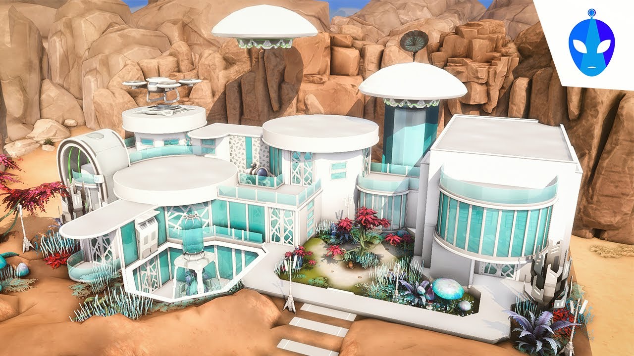 MANSÃO MODERNA DE ALIEN - ALIEN COLLAB| THE SIMS 4 -NOCC-