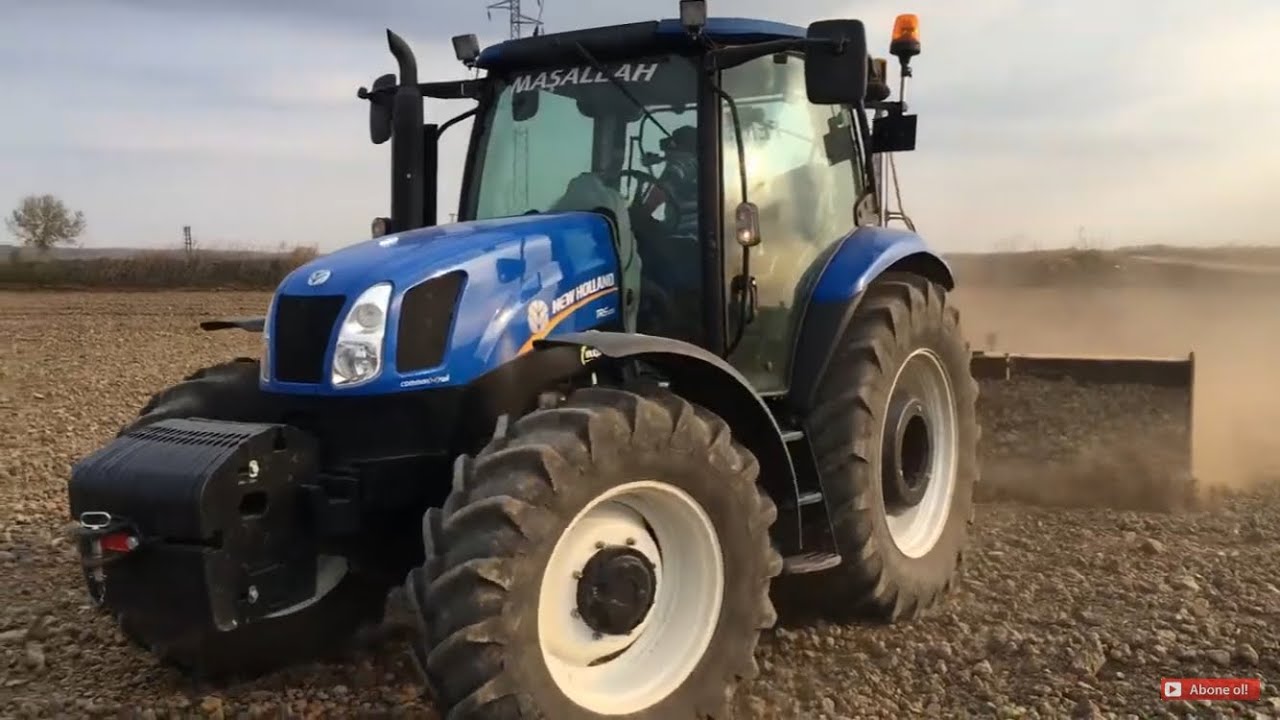 New Holland TR6 120 | İlgi 4.5 metre lazerli tesviye [3 Nisan]