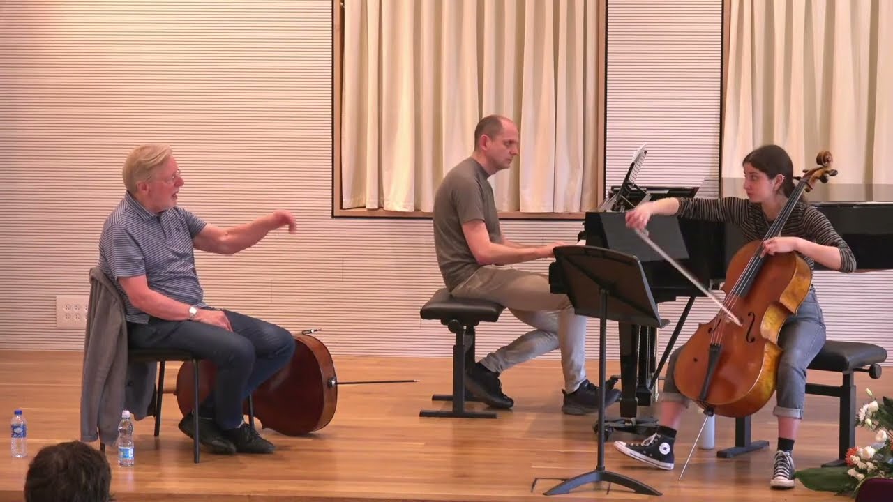 March 9, 2023, Master-class with Frans Helmerson: The Festival פסטיבל קשת ערן