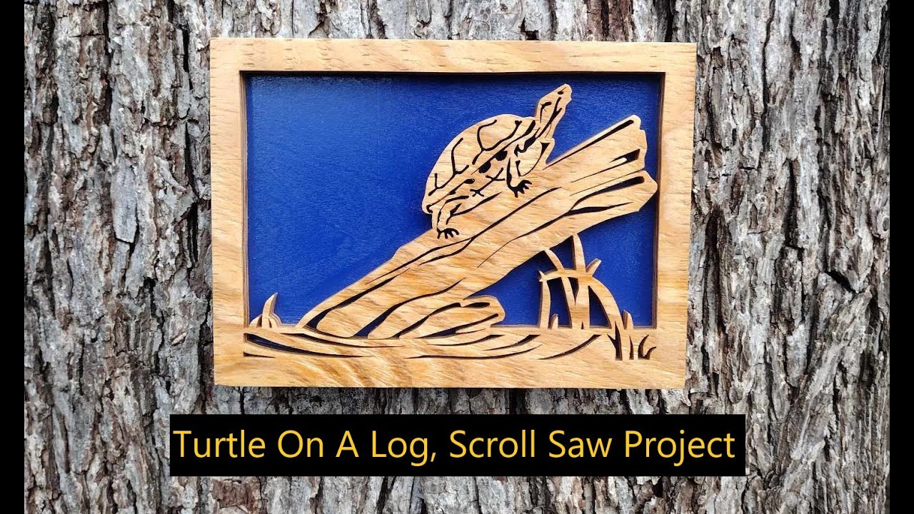 Turtle On A Log, Scroll Saw Project