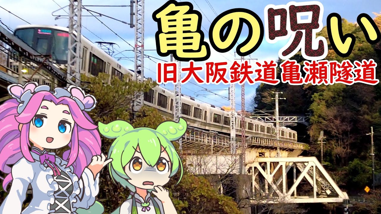 【謎】呪われた亀の瀬トンネルの謎 JR大和路線はなぜ大和川を何度も渡るのか？