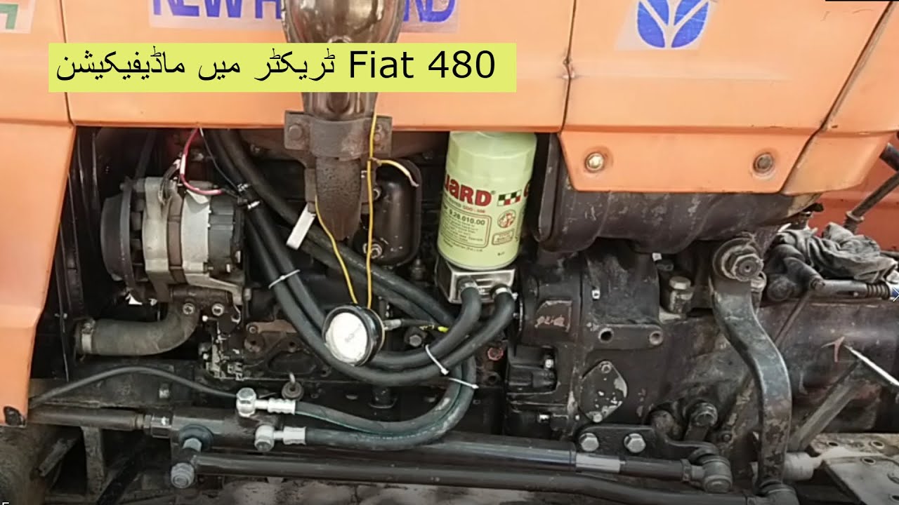 Fiat 480 Tractor Modification