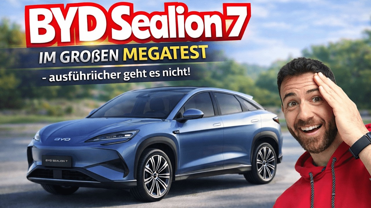 BYD Sealion 7 im großen Test – Reichweite, Verbrauch, Technik, Preise, uvm.