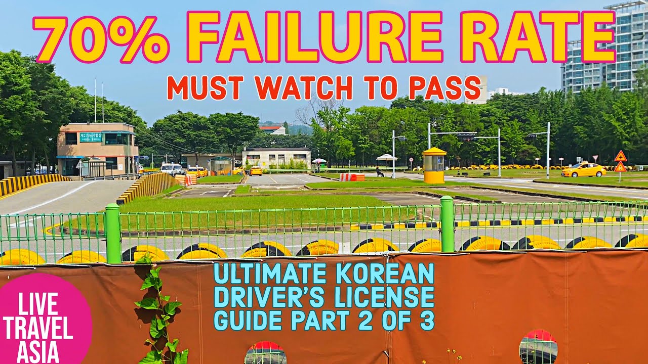 Korean Driver's License Technical Course DETAILED Guide to Pass!