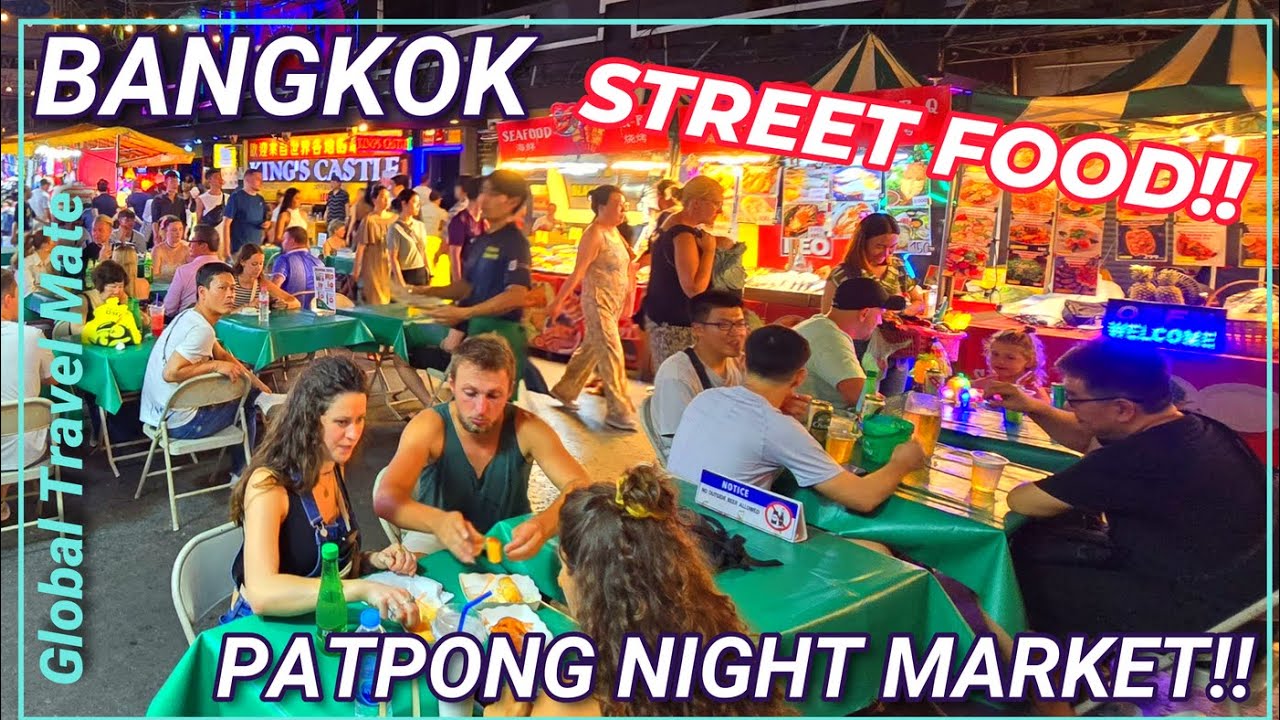 Walking Patpong Night Market Bangkok NOW Thai StreetFood and Fake Products 🇹🇭 Thailand
