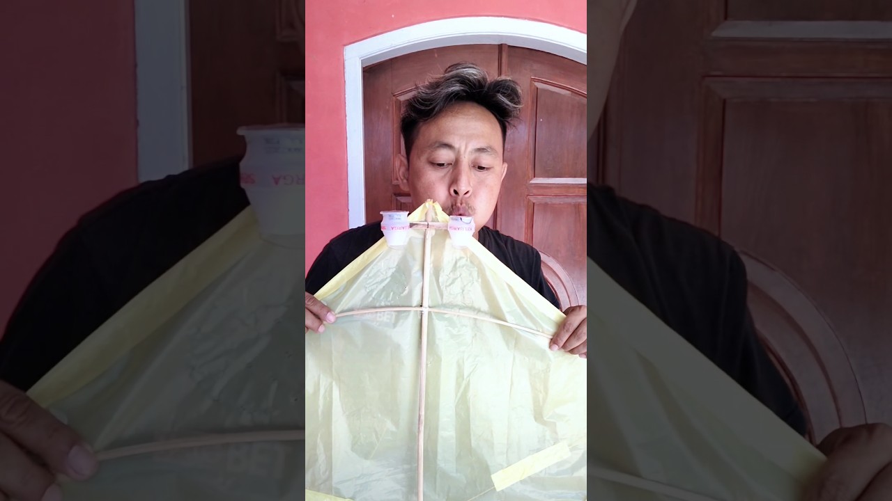 SENDAREN SAWANGAN MERPATI DARI BOTOL YAKUl #anaklayangan #layangan #viral #diycrafts