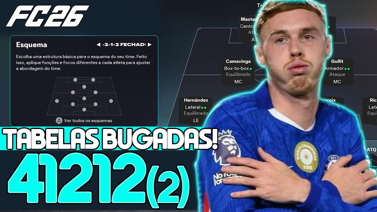 FC 26 | A MELHOR TÁTICA PARA FAZER TABELAS! FORMAÇÃO 4-1-2-1-2(2)🔥