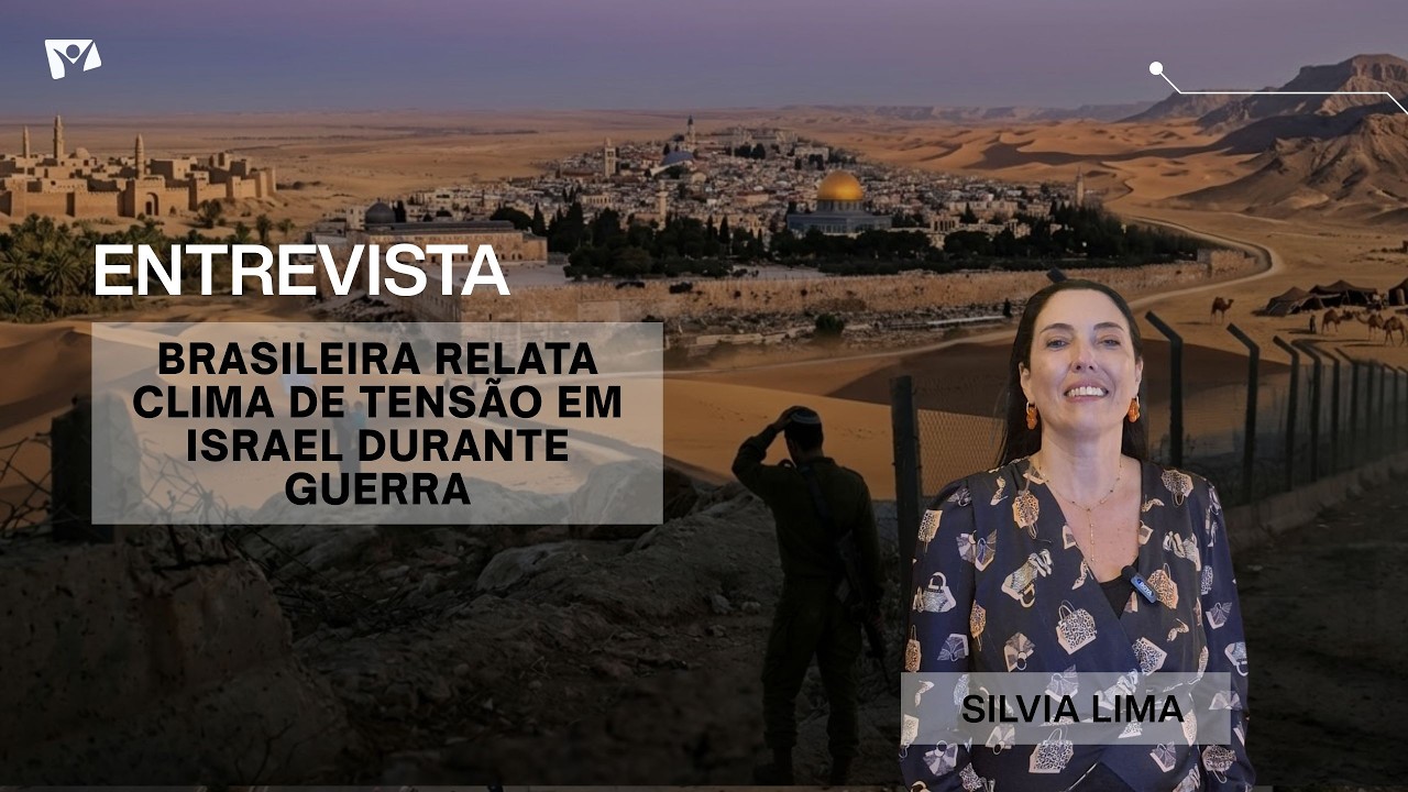 Brasileira relata clima de tensão em Israel durante guerra