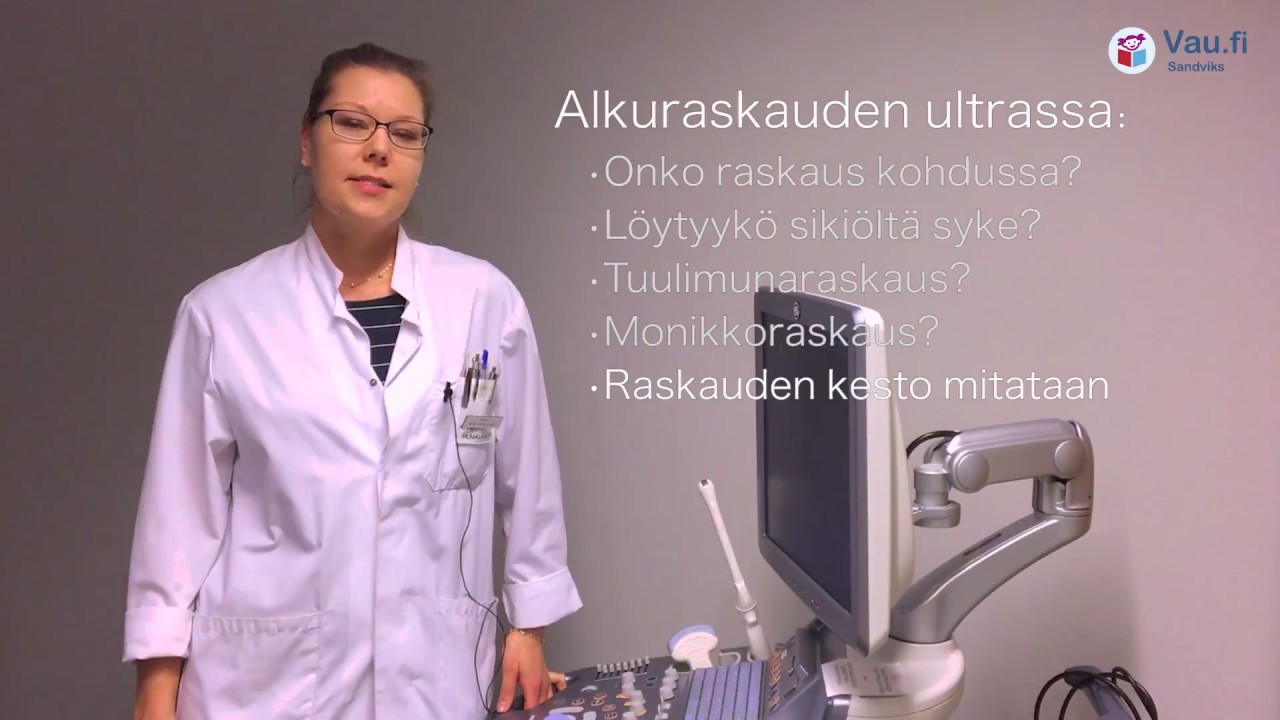 Alkuraskauden ultra&auml;&auml;nitutkimus