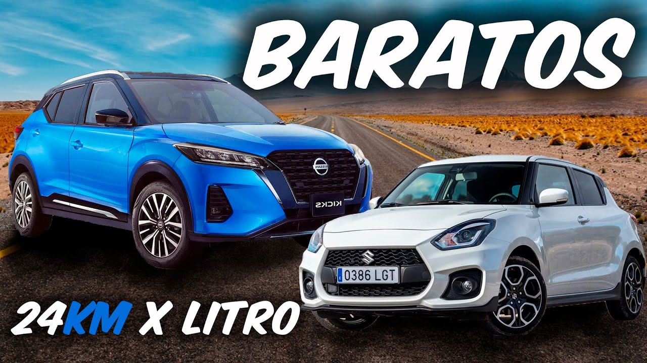 ¡Los 7 coches BARATOS con mejor rendimiento de COMBUSTIBLE!