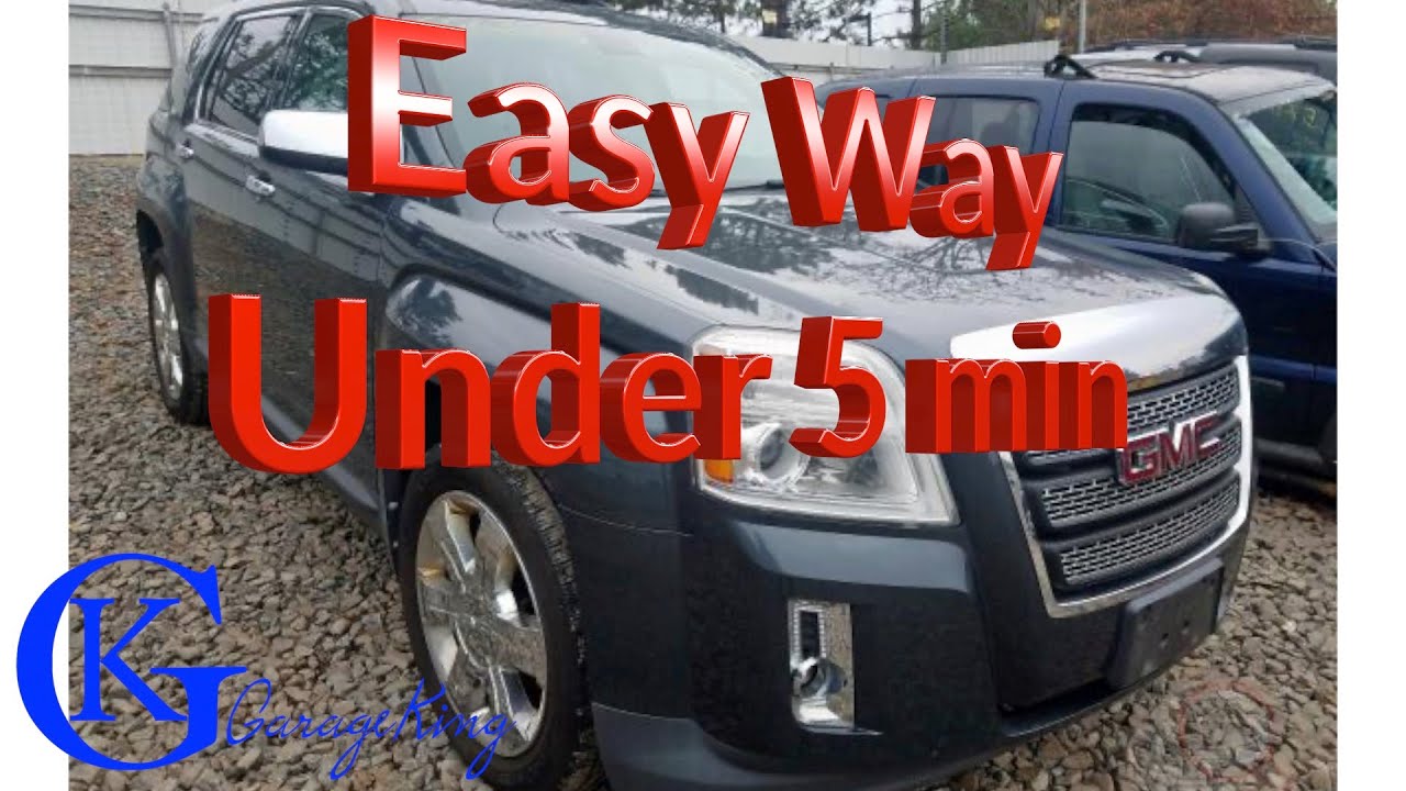 Как легко заменить лампу в фарах GMC Terrain