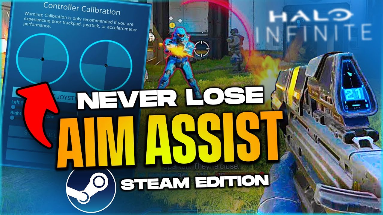 How to NEVER LOSE AIM ASSIST on Halo Infinite! | Steam Edition