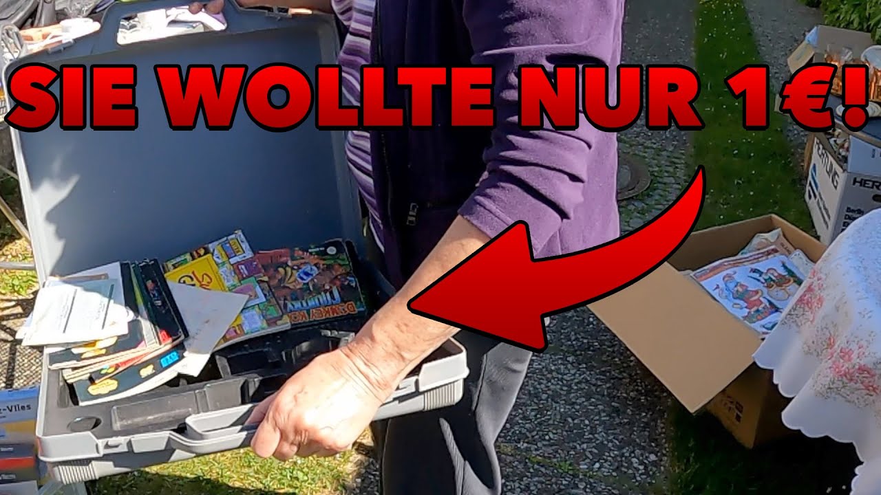 Live Flohmarkt: Sie holt diesen Retro-Koffer!