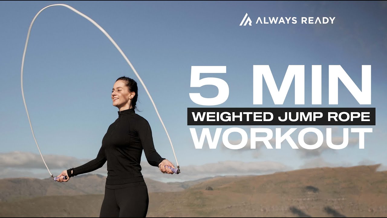 5 Minute Weighted Jump Rope Workout | Always Ready Cardio Rope