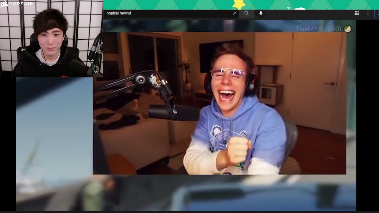 Sykkuno reacts to Nopixel rewind 2021