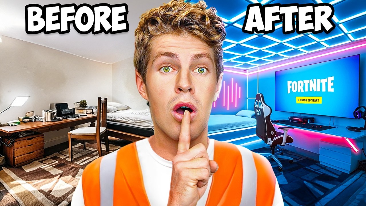 Я построил YouTuber игровую комнату его мечты