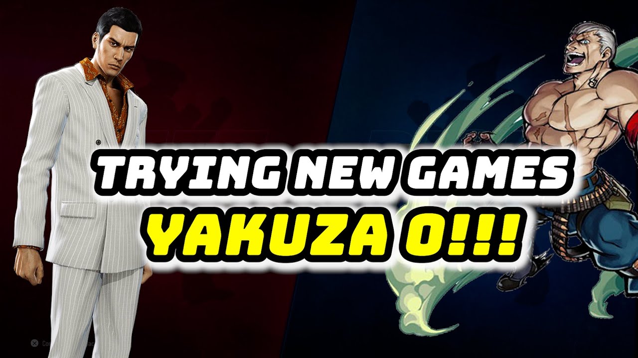 We try Yakuza while Tekken is TRASH!