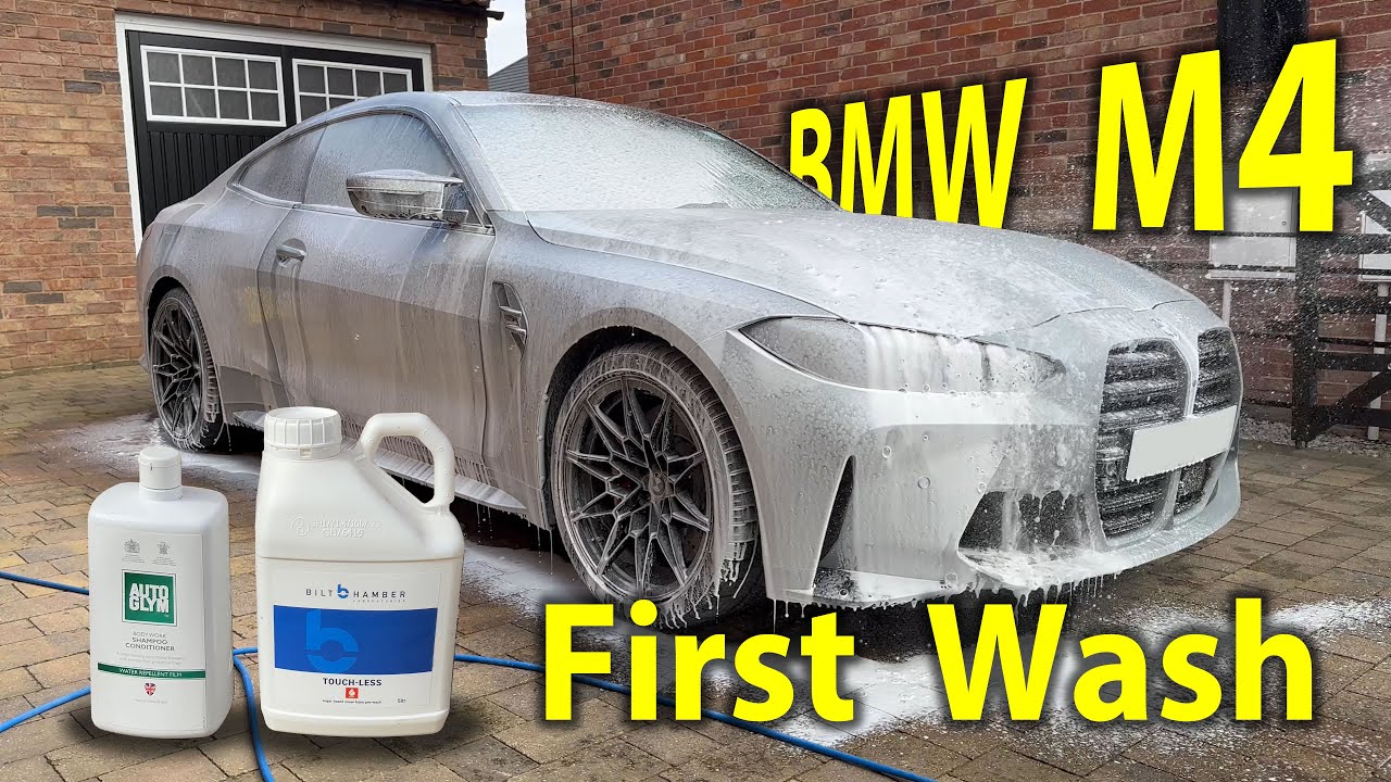 BMW M4 Competition xDrive First Wash