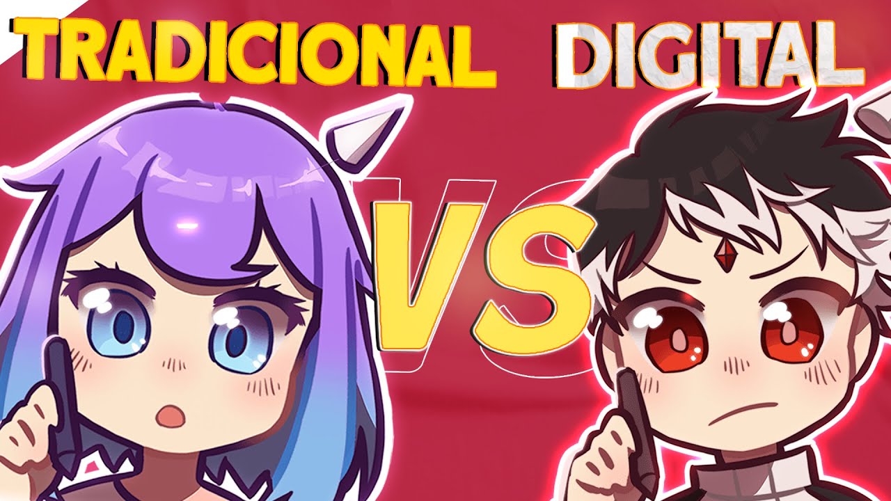 DESENHO DIGITAL VS DESENHO TRADICIONAL!!