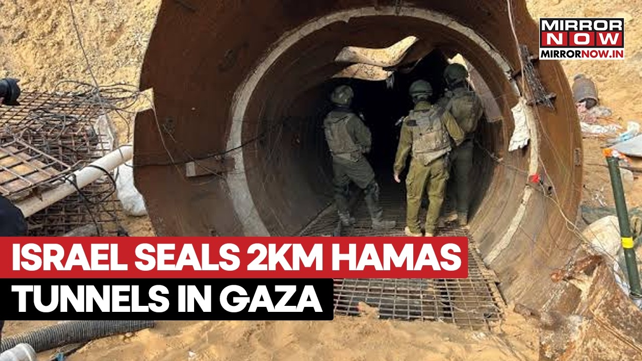 Israel Unveils 2Km Hamas Tunnels As Civilian Infrastructure Comes Under Fire | Gaza Tunnel War